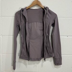 Lululemon Pale Purple Hooded Zip-Up Align Jacket | 0